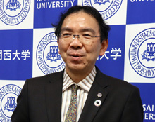 関西大学学長：前田裕の画像