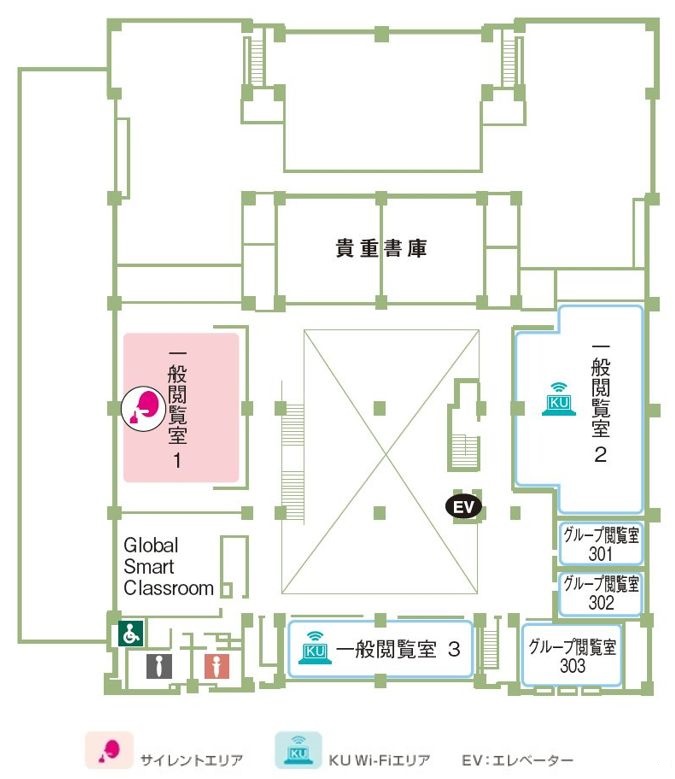 3階フロアマップの画像