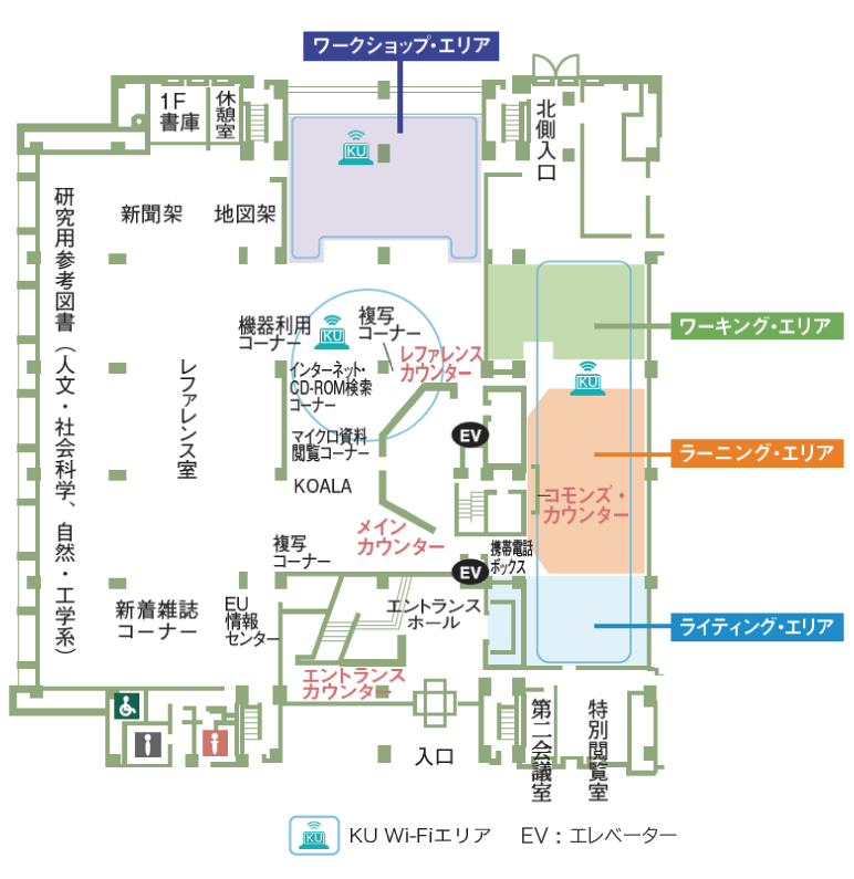 1階フロアマップの画像